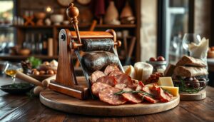 Découvrez la guillotine à saucisson : l'art de la découpe parfaite pour vos apéros!