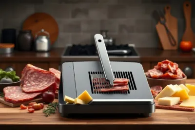 Révolutionnez vos apéros : découvrez la trancheuse à saucisson, le must-have de votre cuisine !