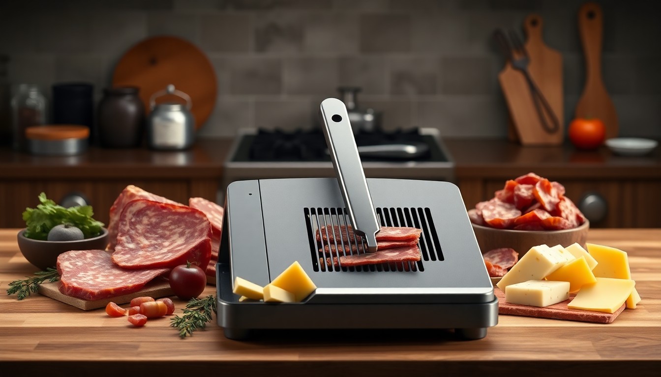 Révolutionnez vos apéros : découvrez la trancheuse à saucisson, le must-have de votre cuisine !