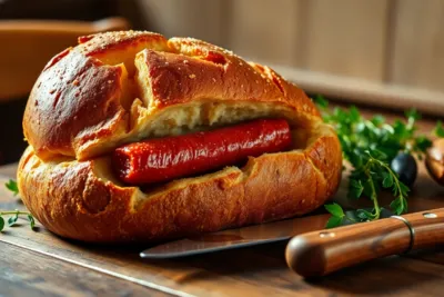 Saucisson brioche maison : recette lyonnaise moelleuse (testée) – Header