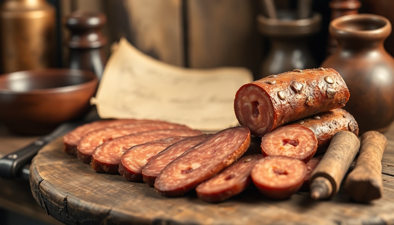 Les origines du saucisson sec  un voyage au cœur de la tradition charcutière