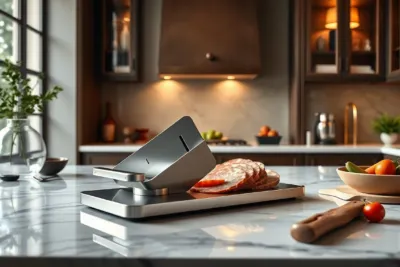 Découvrez la trancheuse pour saucisson : le secret des gourmets pour des tranches parfaites !