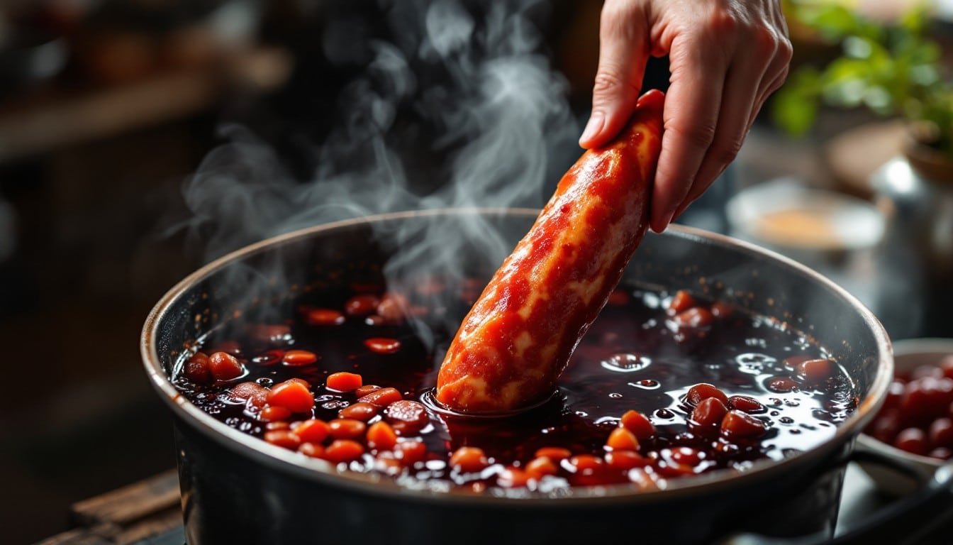 Comment cuire parfaitement le saucisson lyonnais sans le piquer