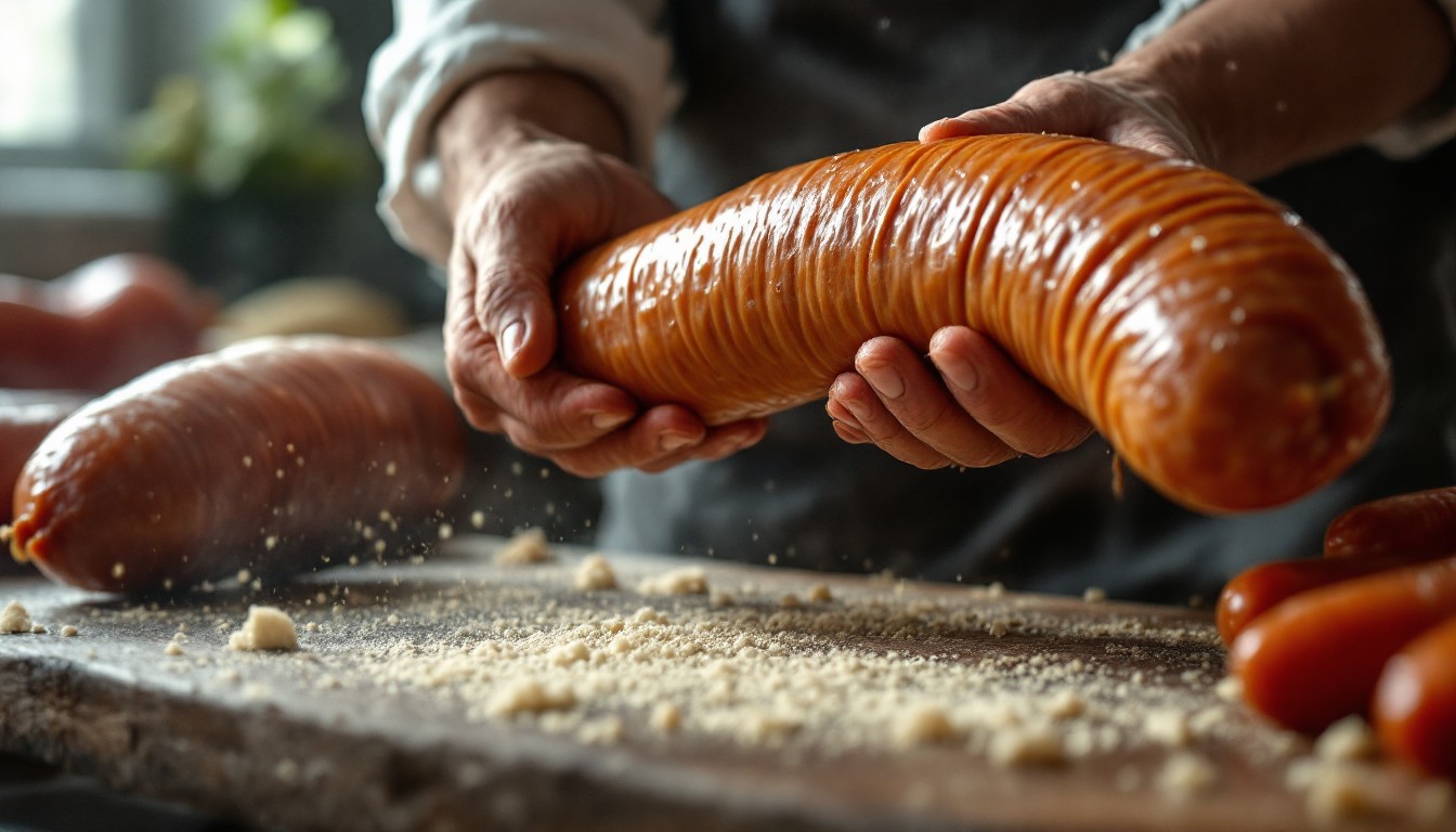 Comment fabrique-t-on un saucisson d1 mètre étape par étape