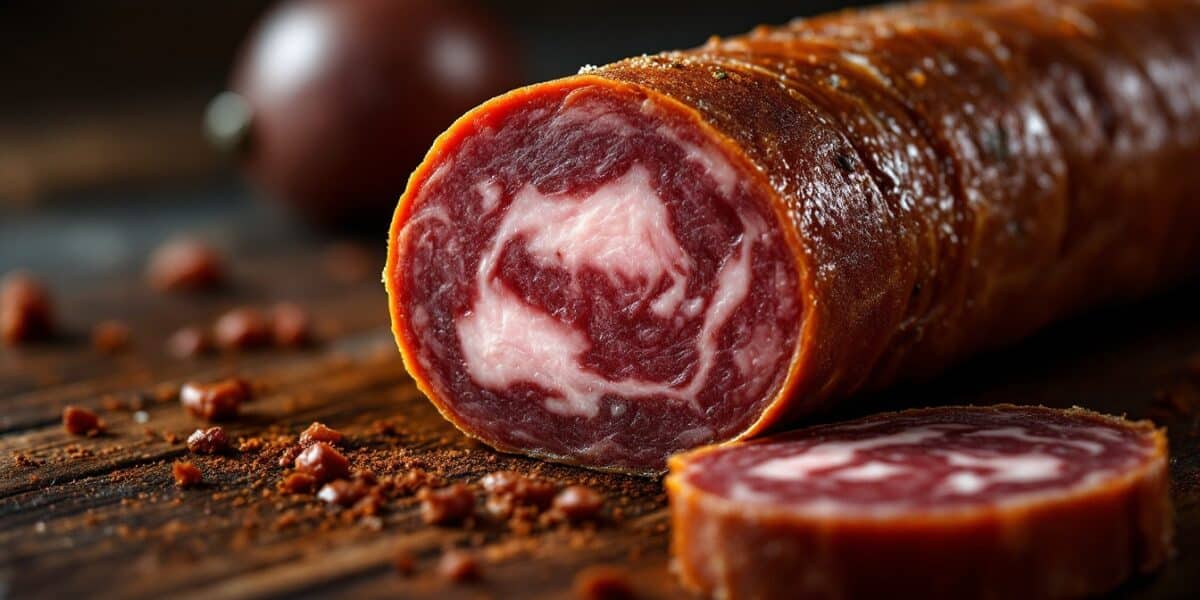 Saucisson de viande : découvrez le secret des artisans pour un goût inoubliable !
