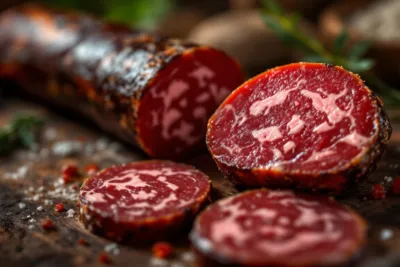 Saucisson de viande : découvrez le secret des artisans pour un goût inoubliable !