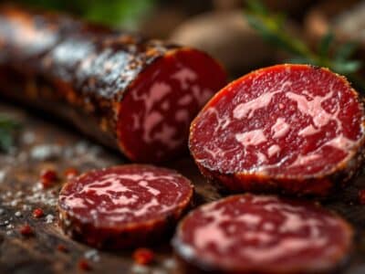 Saucisson de viande : découvrez le secret des artisans pour un goût inoubliable !