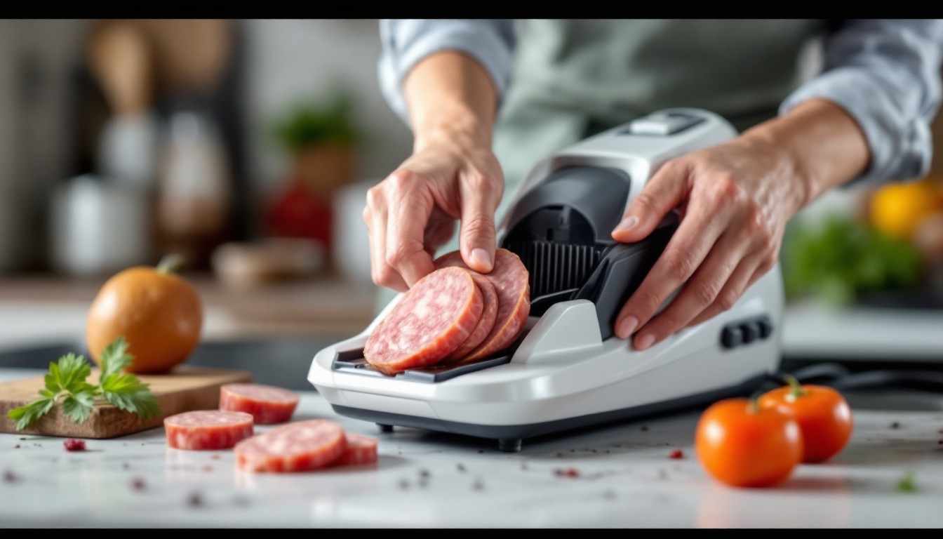 Mode demploi  comment utiliser correctement votre trancheuse à saucisson